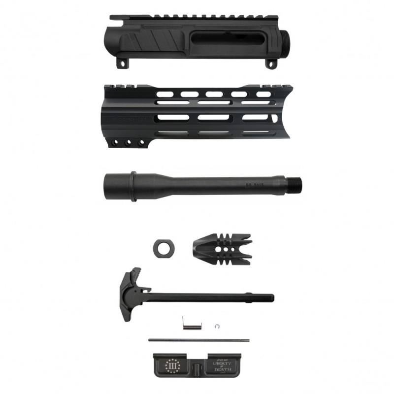AR-9 mm 7.5'' BARREL 7'' M-LOK HANDGUARD | PISTOL UPPER BUILD UPK65 [ASSEMBLED]