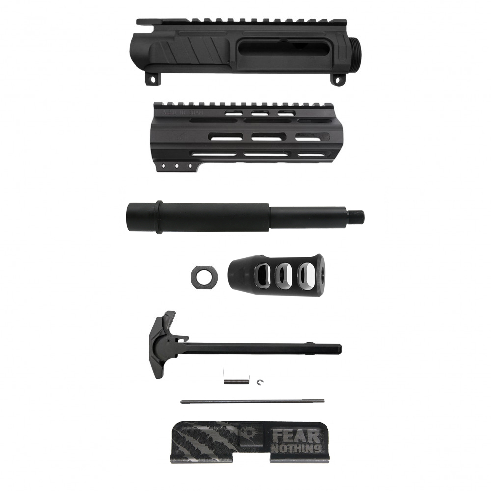 AR-9mm 7.5'' Barrel 7'' M-LOK Handguard | Pistol Upper Build UPK66 [ASSEMBLED]