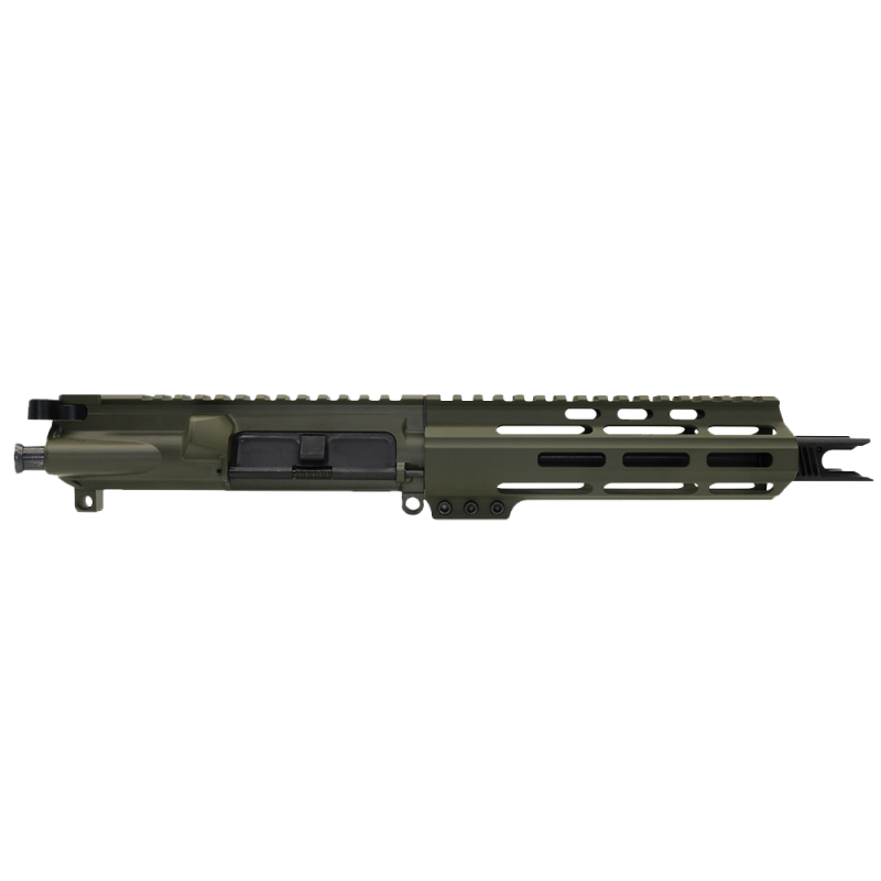 AR-9mm 7.5'' Barrel W/ 7" Keymod handguard Cerakote OD Green| Pistol Upper Build UPK75 [ASSEMBLED]