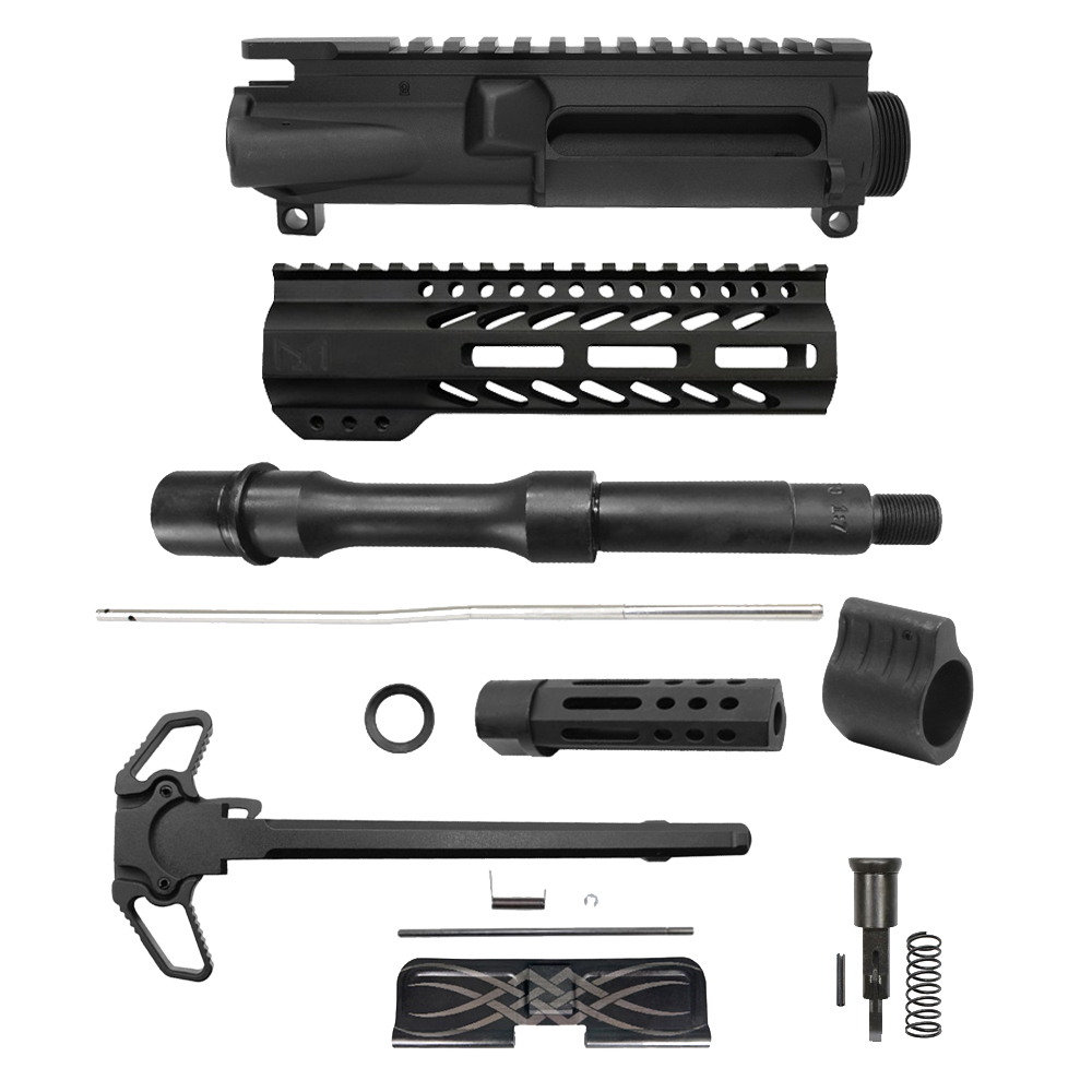 AR-15 5.56 7.5'' Barrel W/ 7'' M Lok Handguard| Pistol Upper Build UPK76 [ASSEMBLED]