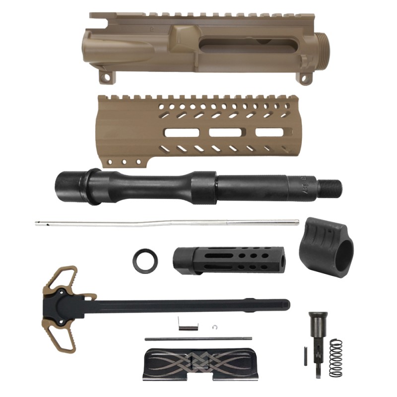 AR-15 5.56 7.5'' Barrel W/ 7'' M Lok Handguard| Pistol Upper Build UPK76 [ASSEMBLED]