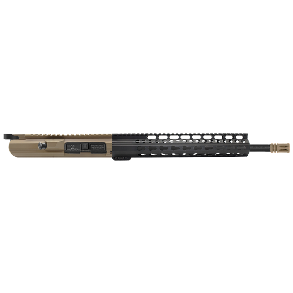 AR-10 / LR-308 16'' Parkerized Barrel 12'' KEY MOD Handguard| Carbine Upper Build UPK83 [ASSEMBLED]