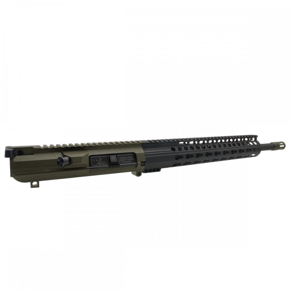 AR-10 / LR-308 16'' Parkerized Barrel 12'' KEY MOD Handguard| Carbine Upper Build UPK83 [ASSEMBLED]