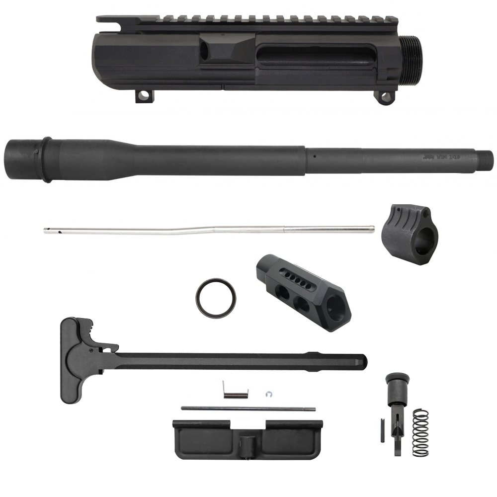 AR-10 / LR-308 16'' Parkerized Barrel 15'' Handguard Option| Carbine Upper Build UPK85 [ASSEMBLED]