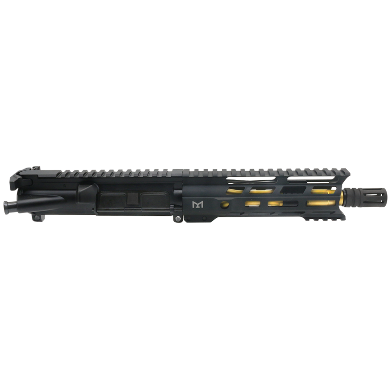  AR-15 7" TiN Barrel W/ 7'' Combat Modular M-Lok Handguard “C” Cut| Pistol UPPER BUILD UPK88 [ASSEMBLED]