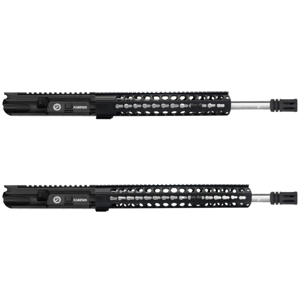  AR-15 .223/5.56 18'' Stainless Steel Barrel 12'' 15” Key Mod Handguards| CARBINE UPPER BUILD UPK91 [ASSEMBLED]
