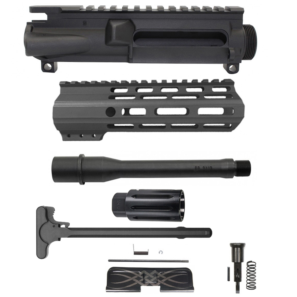 AR-9mm 7.5'' BARREL 7'' M LOK HANDGUARD| Pistol UPPER BUILD UPK94 [ASSEMBLED]