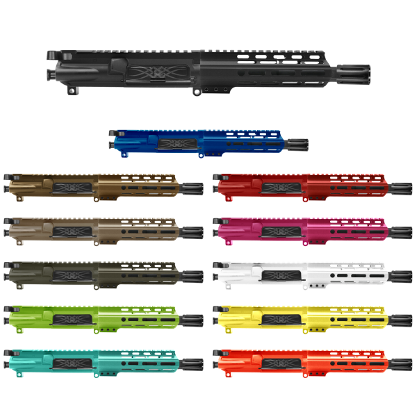 AR-9mm 7.5'' BARREL 7'' M LOK HANDGUARD| Pistol UPPER BUILD UPK94 [ASSEMBLED]