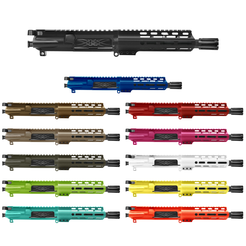 AR-9mm 7.5'' BARREL 7'' M LOK HANDGUARD| Pistol UPPER BUILD UPK94 [ASSEMBLED]