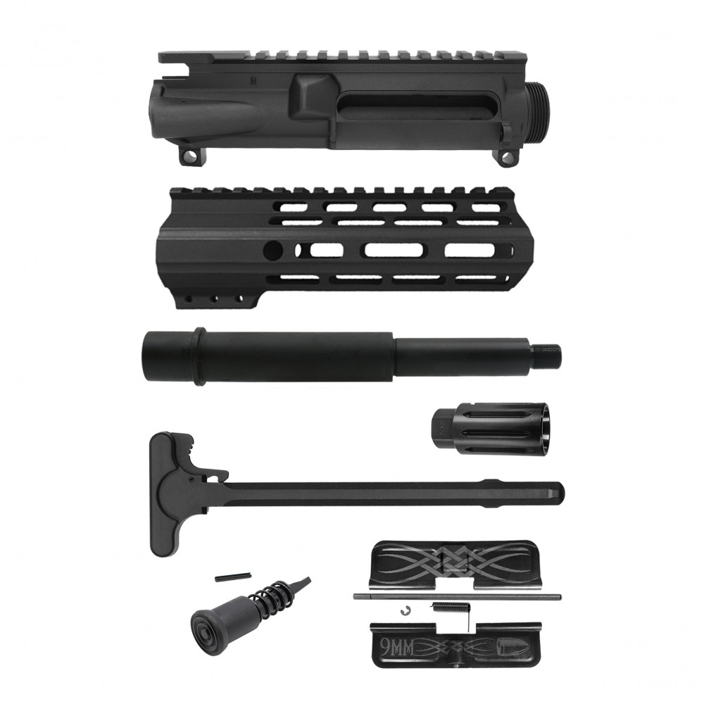 AR-9mm 7.5'' BARREL 7'' M LOK HANDGUARD| Pistol UPPER BUILD UPK94 [ASSEMBLED]