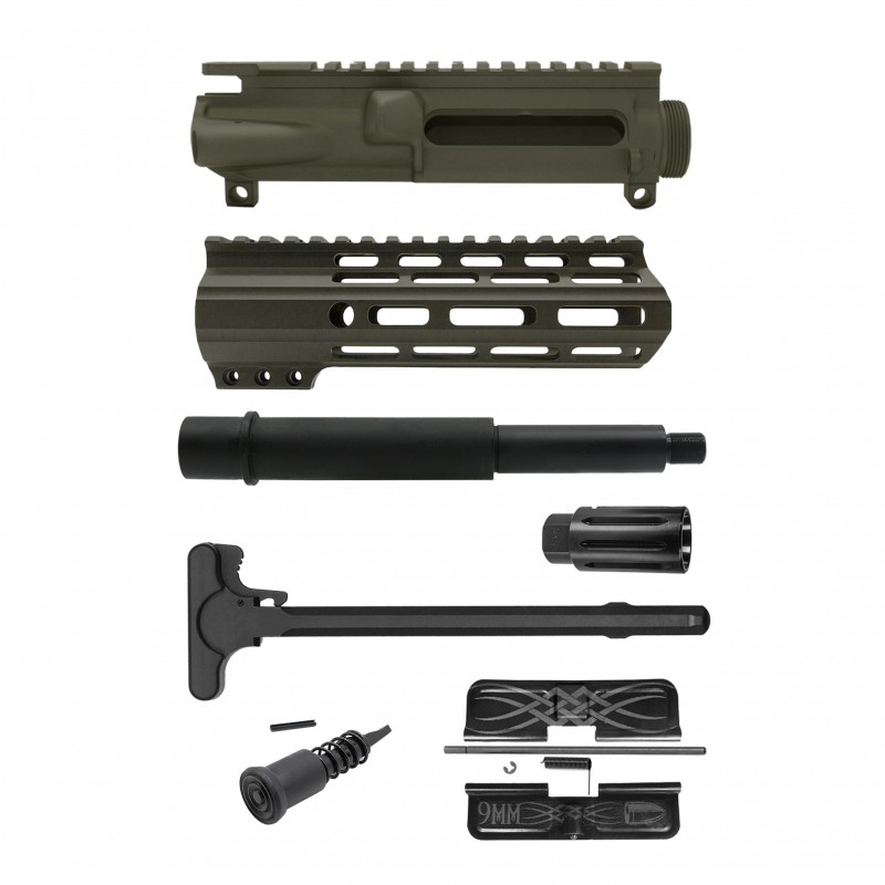 AR-9mm 7.5'' BARREL 7'' M LOK HANDGUARD| Pistol UPPER BUILD UPK94 [ASSEMBLED]