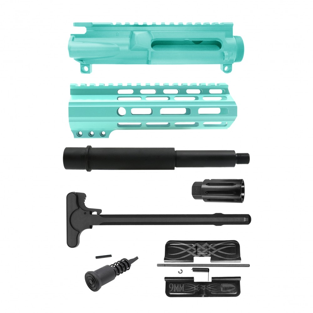 AR-9mm 7.5'' BARREL 7'' M LOK HANDGUARD| Pistol UPPER BUILD UPK94 [ASSEMBLED]