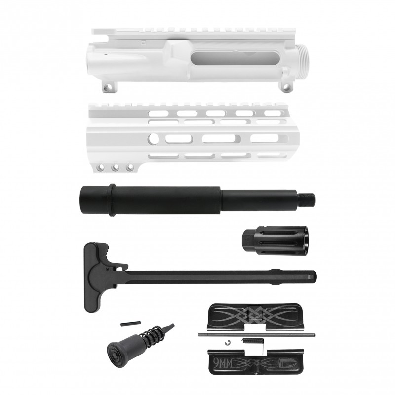 AR-9mm 7.5'' BARREL 7'' M LOK HANDGUARD| Pistol UPPER BUILD UPK94 [ASSEMBLED]