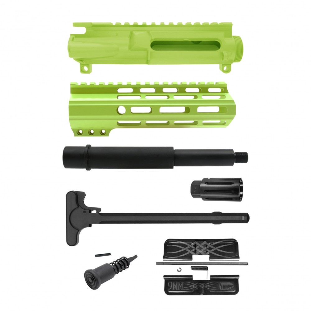 AR-9mm 7.5'' BARREL 7'' M LOK HANDGUARD| Pistol UPPER BUILD UPK94 [ASSEMBLED]