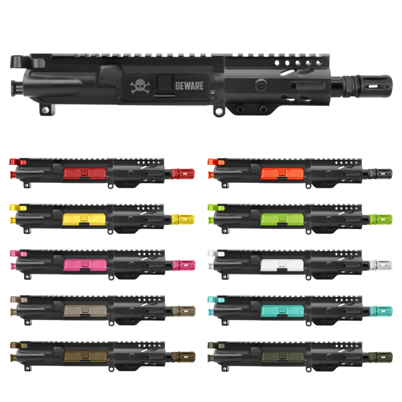 AR-15 .223/5.56 5" Barrel W/ 4" Handguard M Lok| PISTOL UPPER BUILD UPK96 [ASSEMBLED]