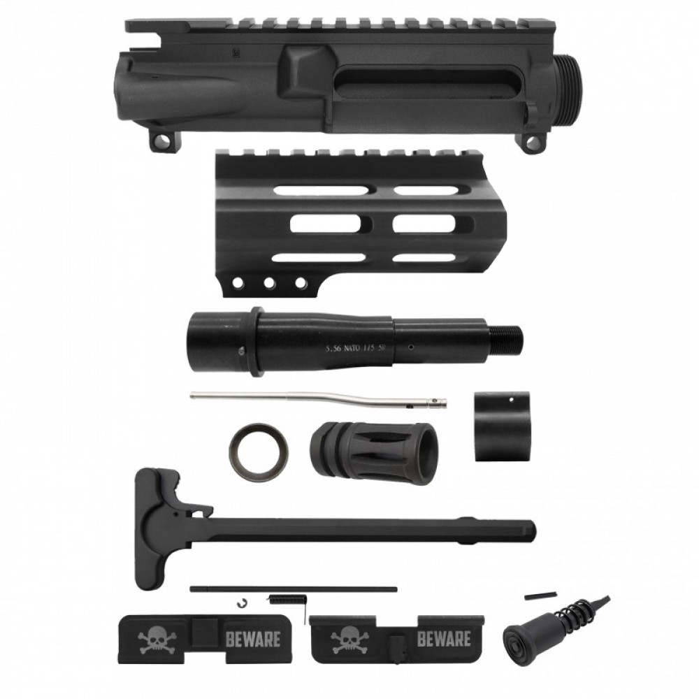 AR-15 .223/5.56 5" Barrel W/ 4" Handguard M Lok| PISTOL UPPER BUILD UPK96 [ASSEMBLED]