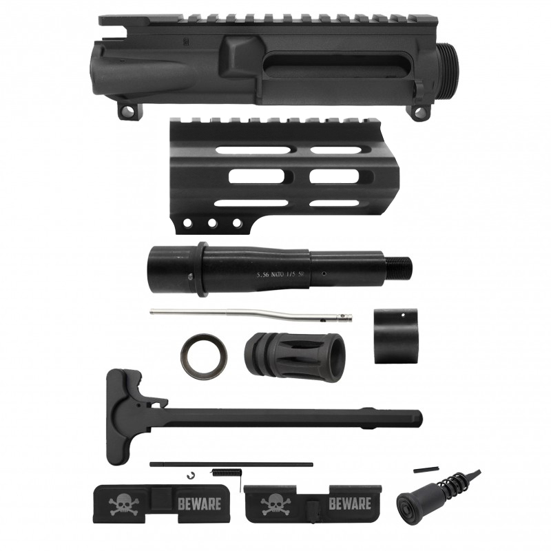 AR-15 .223/5.56 5" Barrel W/ 4" Handguard M Lok| PISTOL UPPER BUILD UPK96 [ASSEMBLED]