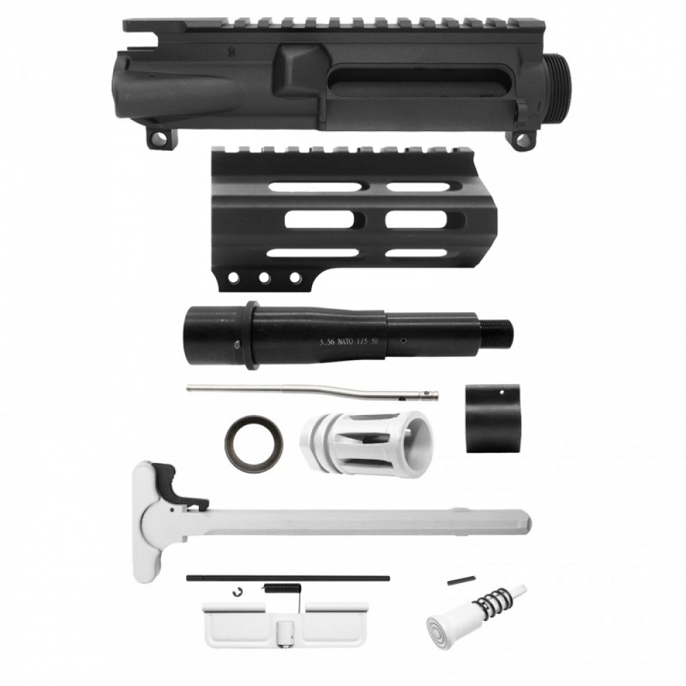 AR-15 .223/5.56 5" Barrel W/ 4" Handguard M Lok| PISTOL UPPER BUILD UPK96 [ASSEMBLED]