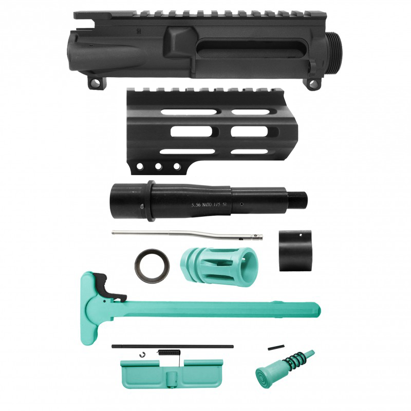 AR-15 .223/5.56 5" Barrel W/ 4" Handguard M Lok| PISTOL UPPER BUILD UPK96 [ASSEMBLED]