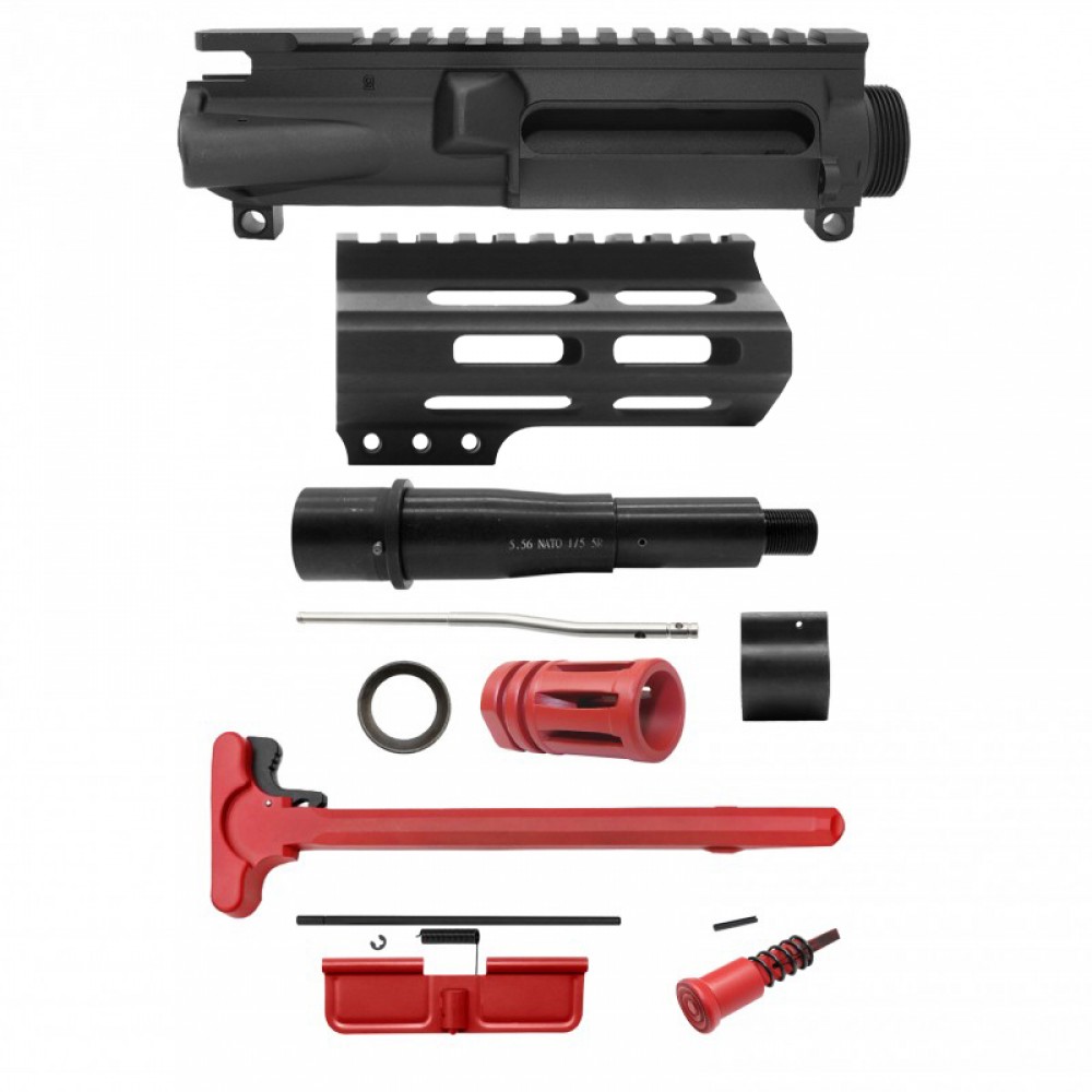 AR-15 .223/5.56 5" Barrel W/ 4" Handguard M Lok| PISTOL UPPER BUILD UPK96 [ASSEMBLED]