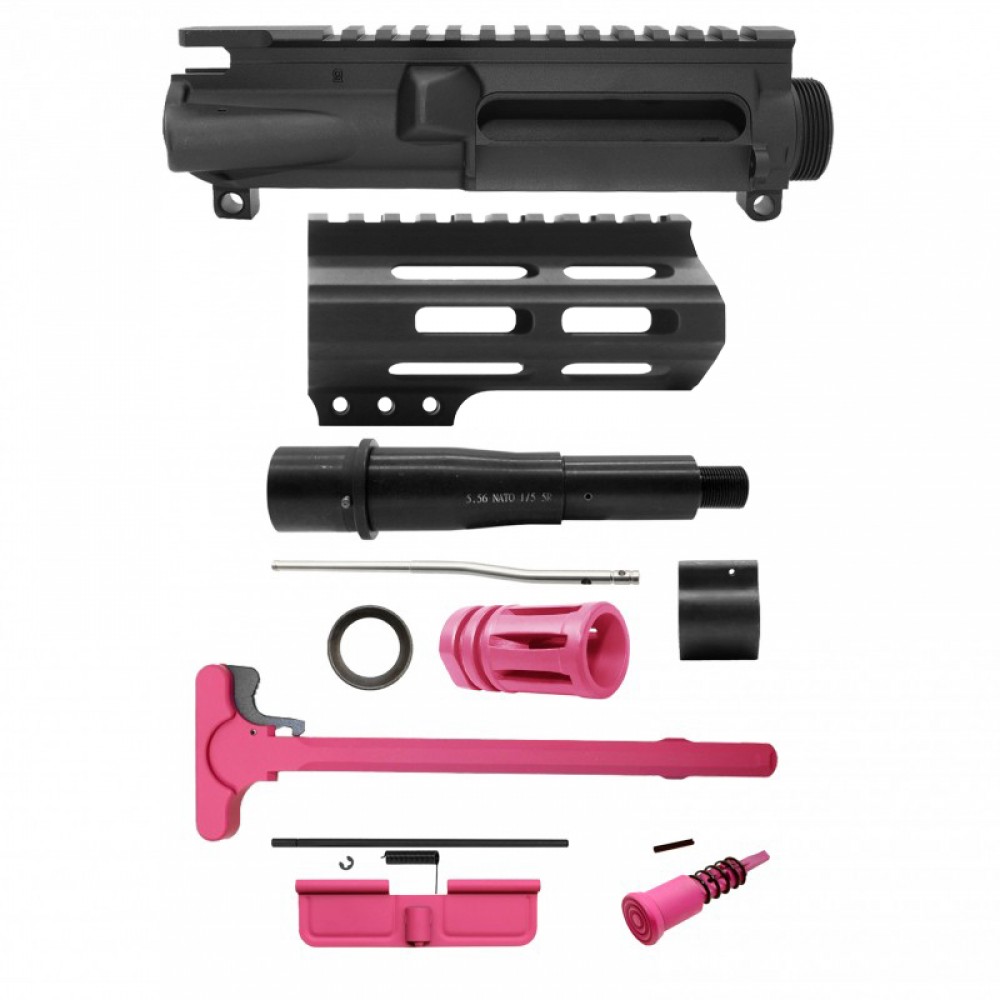 AR-15 .223/5.56 5" Barrel W/ 4" Handguard M Lok| PISTOL UPPER BUILD UPK96 [ASSEMBLED]