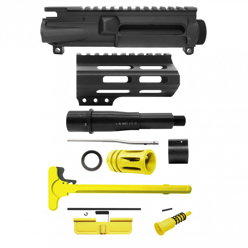 AR-15 .223/5.56 5" Barrel W/ 4" Handguard M Lok| PISTOL UPPER BUILD UPK96 [ASSEMBLED]