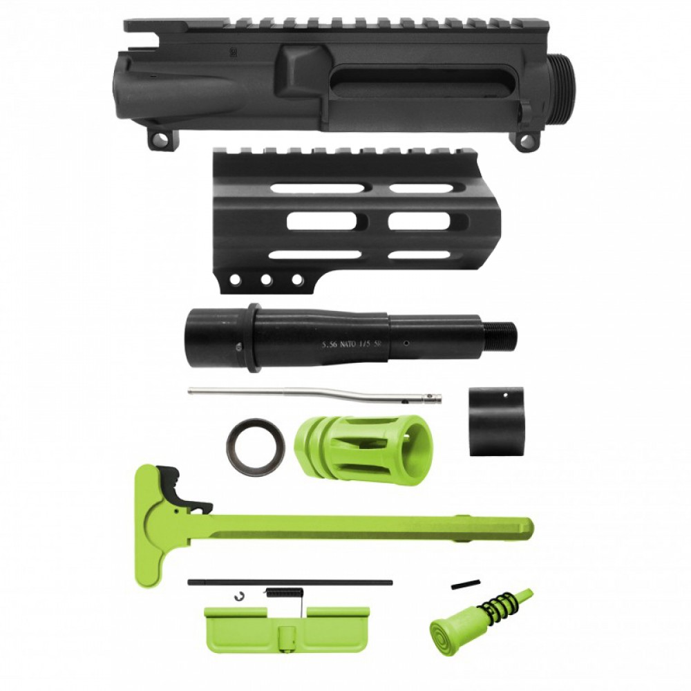 AR-15 .223/5.56 5" Barrel W/ 4" Handguard M Lok| PISTOL UPPER BUILD UPK96 [ASSEMBLED]