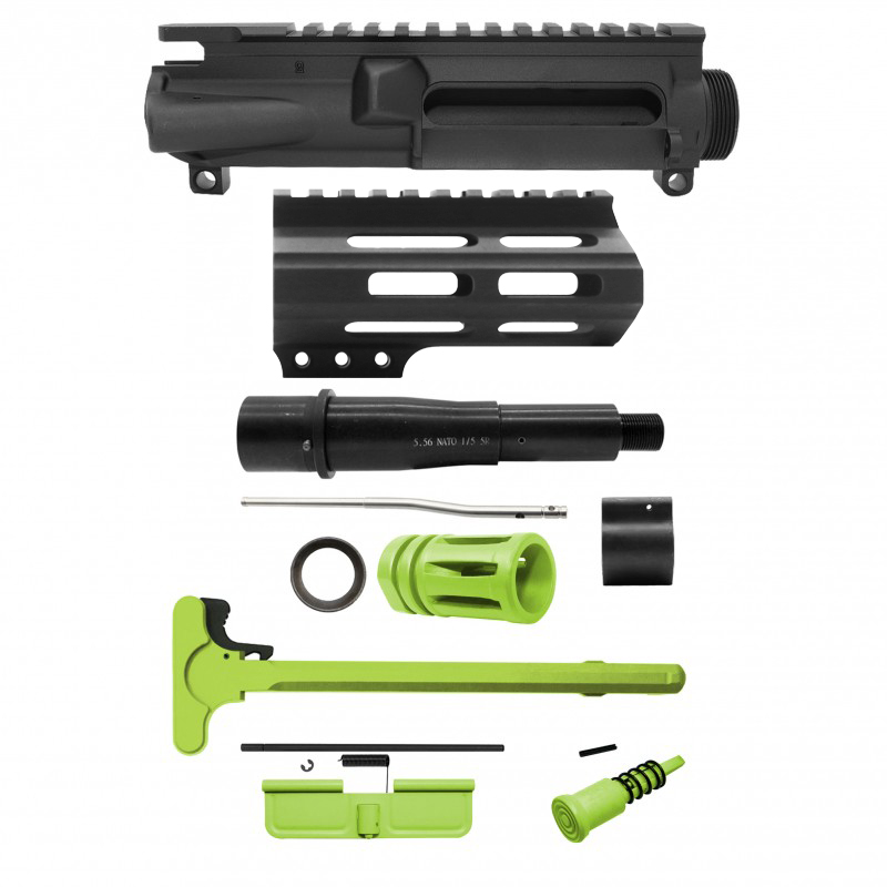 AR-15 .223/5.56 5" Barrel W/ 4" Handguard M Lok| PISTOL UPPER BUILD UPK96 [ASSEMBLED]