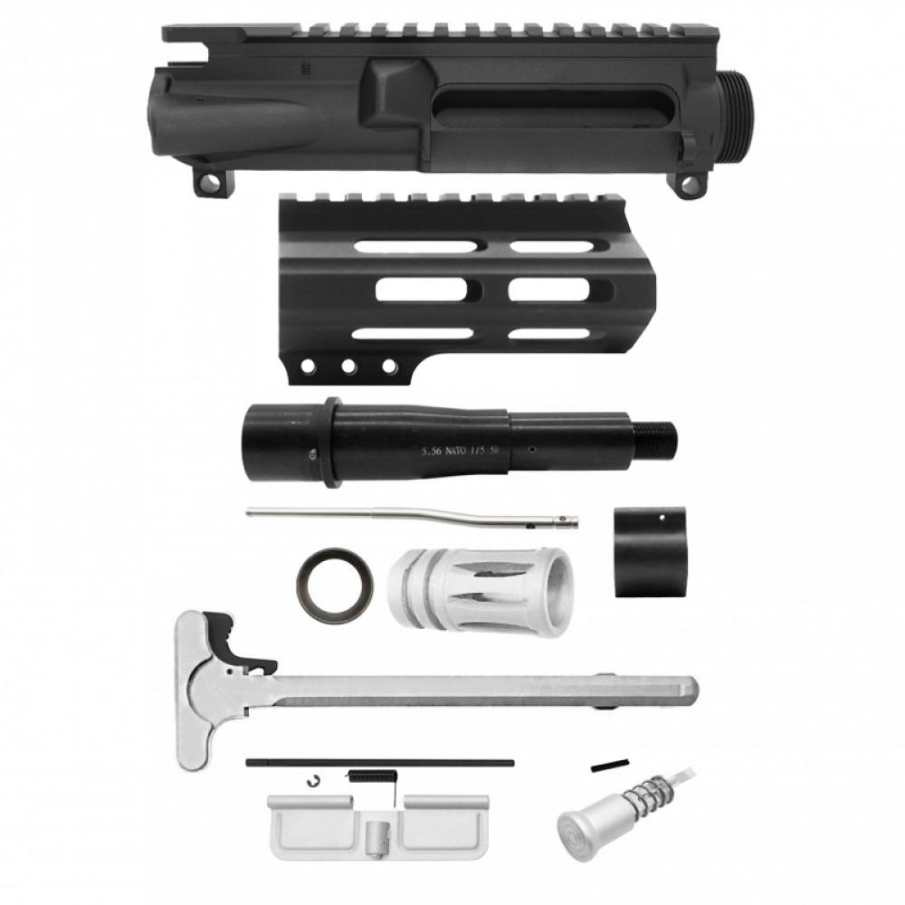 AR-15 .223/5.56 5" Barrel W/ 4" Handguard M Lok| PISTOL UPPER BUILD UPK96 [ASSEMBLED]