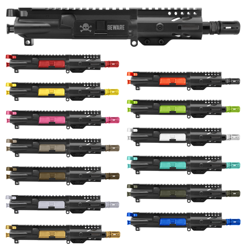 AR-15 .223/5.56 5" Barrel W/ 4" Handguard M Lok| PISTOL UPPER BUILD UPK96 [ASSEMBLED]