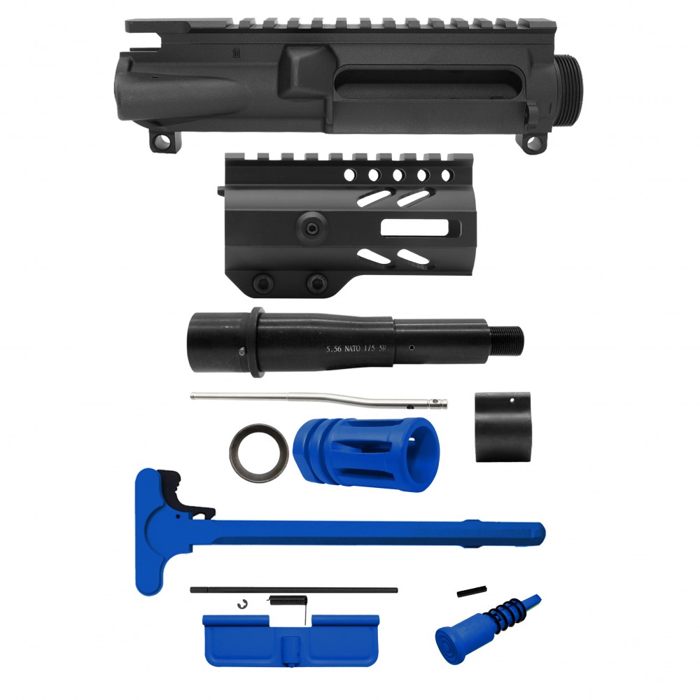 AR-15 .223/5.56 5" Barrel W/ 4" Handguard M Lok| PISTOL UPPER BUILD UPK96 [ASSEMBLED]