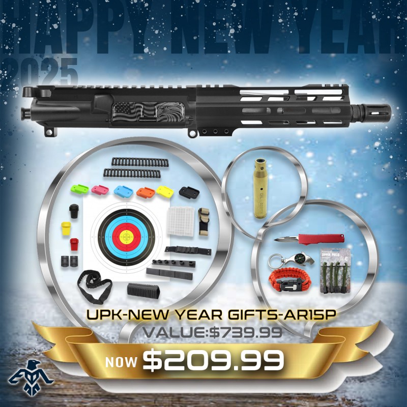 AR-15 5.56 7'' Barrel 7'' Handguard | Pistol Upper Build UPK NEW YEAR GIFTS [ASSEMBLED]