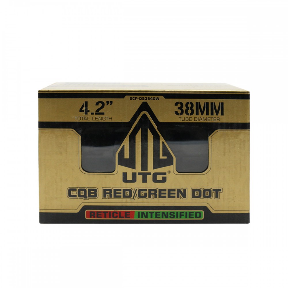 UTG 4.2" CQB Red and Green Dot With Quick Detach Mount 