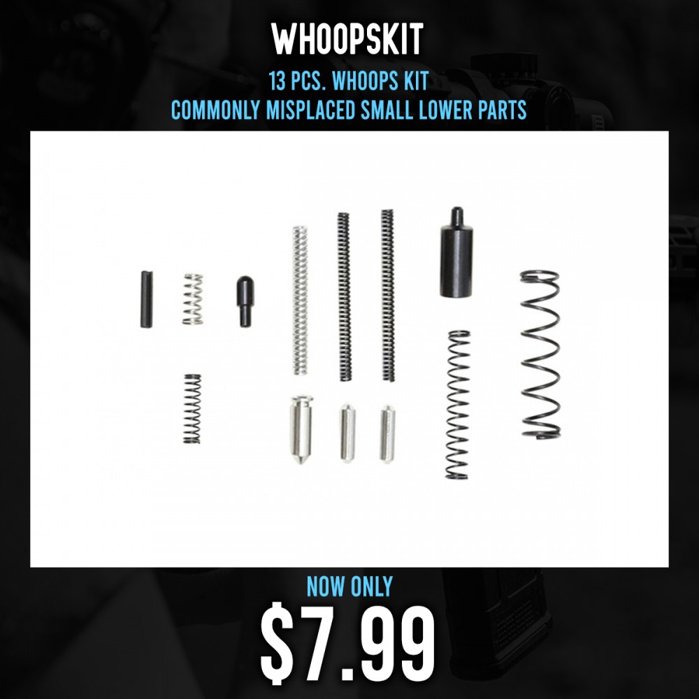 13 Pcs. Whoops Kit - Commonly Misplaced Small Lower Parts